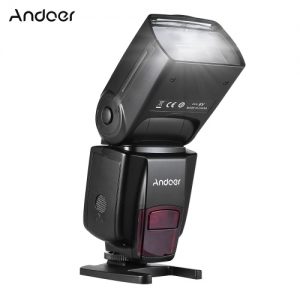 Andoer AD560 IV 2.4G Wireless Universal On-camera Slave Speedlite Flash Light GN50 LCD Display for Canon Nikon Olympus Pentax for Sony A7/ A7 II/ A7S/ A7R/ A7S II DSLR Cameras