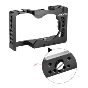 Andoer Aluminum Alloy Camera Cage for Sony A6500 ILDC Camera