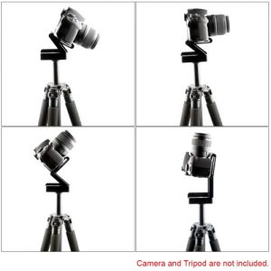 Andoer Camera Head Solution Photography Studio Camera Tripod Z Pan & Tilt Flex Tilt Head Aluminum Alloy