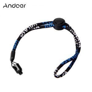 Andoer Camera Neck Wrist Strap with 1/4 Screw Nut Kit for Ricoh Theta S & M15 for LG 360 Cam for Samsung Gear 360 Camera Camcorder