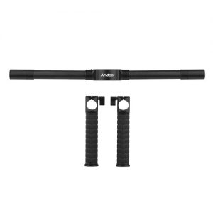 Andoer Carbon Fiber Dual Handheld Grip for Zhiyun Crane 2 Gimbal Stabilizer