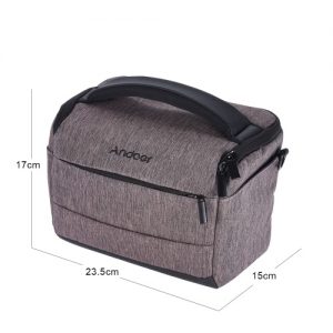 Andoer Cuboid-shaped Portable Fashion Polyester Camera Case