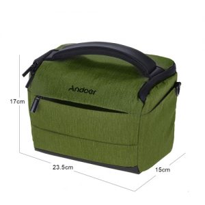 Andoer Cuboid-shaped Portable Fashion Polyester Camera Case