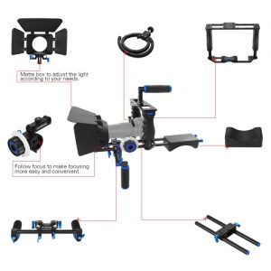 Andoer D100 Aluminum Alloy Camera Camcorder Video Shoulder Mount Kit