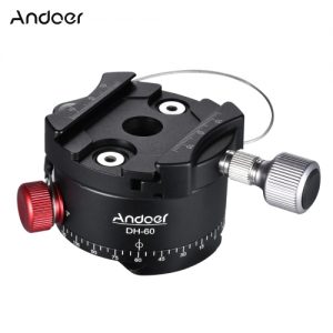 Andoer DH-60 Panoramic Ball Head Indexing Rotator HDR Tripod Head