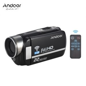 Andoer F460W 1080P 22MP WiFi Portable Digital Video Camera Camcorder