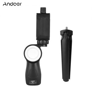 Andoer HC1 Smartphone Action Camera Hand Grip Handle Stabilizer Phone Tripod Mount with Mini Tripod Stand