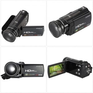 Andoer HDV-V7 1080P Full HD Digital Video Camera Camcorder Max 24 Mega Pixels 16