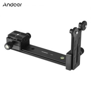 Andoer L200 Telephoto Lens Support Long Lens Holder Bracket Height Adjustable Compatible for Arca-Swiss Sunwayfoto RRS Benro Kirk Markins Mount