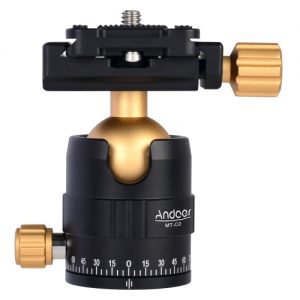 Andoer MT-C1 Compact Size Panoramic Tripod Ball Head Adapter 360