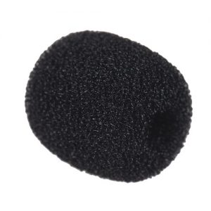 Andoer Mini Lapel Headset Microphone Windscreen Mic Foam Cover, Black 10-Pack