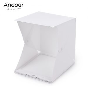 Andoer Portable Foldable Mini LED Light Tent Photo Shooting Box Softbox