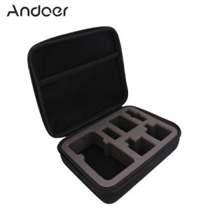 Andoer Portable Shockproof Protective Action Camera Case Bag Storage Bag for GoPro Hero4 Session and Related Accessories