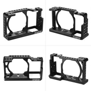 Andoer Protective Video Camera Cage + Top Handle Kit