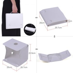 Andoer Q1A Foldable Mini USB Softbox Lightbox Cube Diffusion Tent Kit