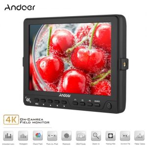 Andoer S7 Professional 7 inch On-Camera Field Monitor IPS Full HD 1920 * 1200 High Resolution Video Monitor Support 4K HD Signal for Sony Canon Nikon BMCC BMPC BMPCC 5D Mark III