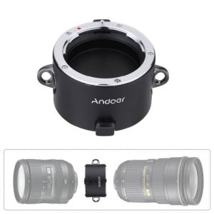 Andoer Stand-by Helper Quick Changing Tool Fast Lens Changing Equipment Double Dual Lens Holder with Strap Lanyard for Nikkor Sigma Tamron Zeiss Tokina F-Mount Lens