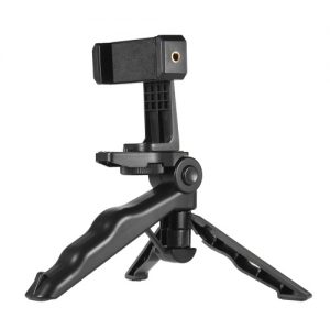 Andoer Universal Mini Phone Tripod Stand Handheld Grip Stabilizer with Adjustable Smartphone Clip Holder Bracket for iPhone 7 Plus/7/6/6 Plus/6s for Samsung Galaxy S7/S6