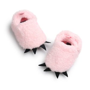 Animal Cute Warm Slip On Flat Claw Monster Shoes For Baby For 0-24M