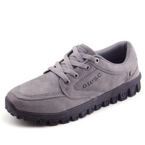 Anti Slip Soft Suede Sport Jogging Shoes