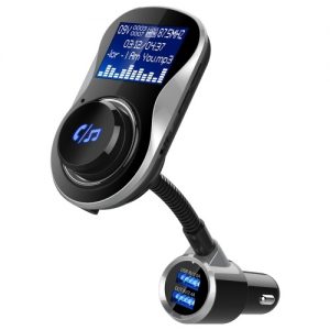 BC26B Dual USB Car Charger BT MP3 FM Transmitter