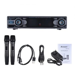 Baomic D-332 Professional Dual Channel UHF Digital Wireless Handheld Microphone System