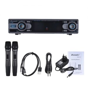 Baomic D-332 Professional Dual Channel UHF Digital Wireless Handheld Microphone System