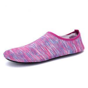 Big Size Stripe Star Colorful Slip On Flat Swimming Yoga Shoes