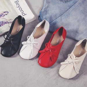 Bowknot Tassel Multi-Way Flat Slip On Shoes