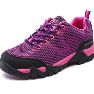 Breathable Mesh Outdoor Splicing Hiking Shoes For Women