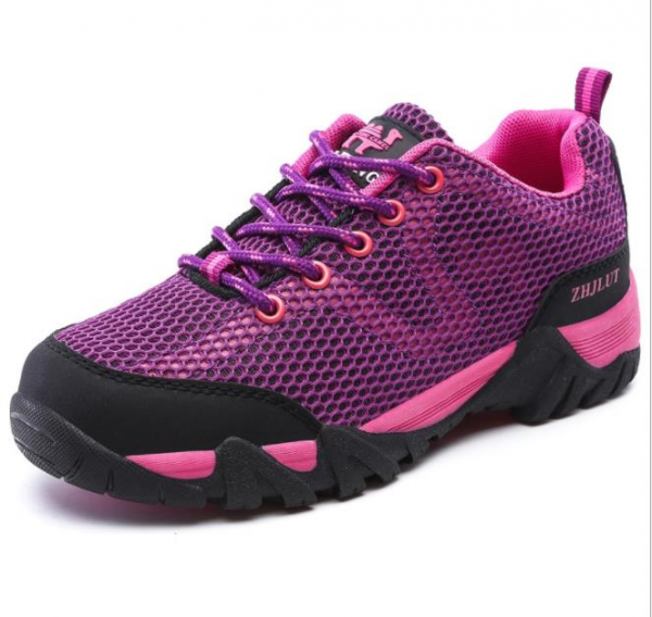 Breathable Mesh Outdoor Splicing Hiking Shoes For Women