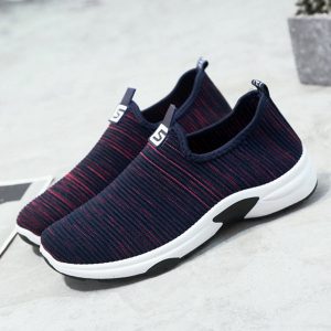 Breathable Mesh Slip On Casual Lazy Flat Shoes