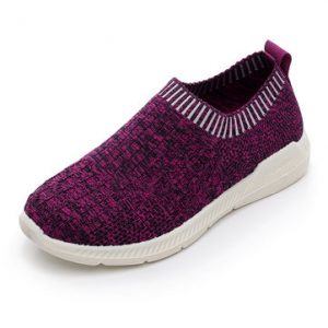 Breathable Mesh Slip On Soft Casual Flat Shoes