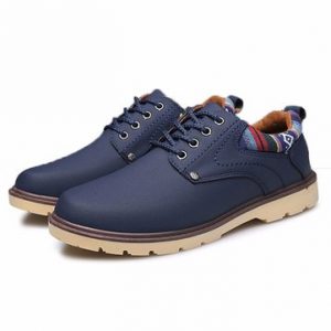 British Style Breathable Recreational Casual Lace Up Oxford Shoes