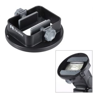 CA-SGU Universal Flash Speedlite Mount Adapter Bracket Accessories for Nikon Canon Yongnuo Godox Sigma Andoer Neewer Vivitar Speedlight Barn Door Mini Refelctor