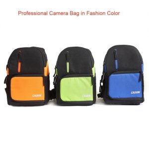 CADeN D5 Stylish Camera Backpack Travel Shoulder Messenger Bag Large Capacity Water-resistant for Canon Nikon DSLR SLR with Rain Cover