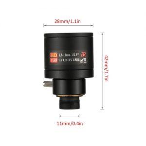 CCD 3.0MP CCTV Security FPV Camera OSD D-WDR 2.8-12mm Focus Zoom Lens for FPV Aerial Photography