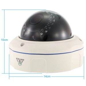 COTIER 1080P HD Dome POE IP Camera 2.8~12mm Auto-Focus Manual Varifocal Zoom Lens 2.0MP 1/2.8