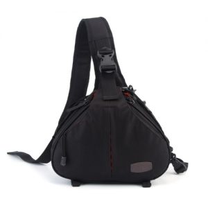 Caden K1 Waterproof Fashion Casual DSLR Camera Bag Case Messenger Shoulder Bag for Canon Nikon Sony Black