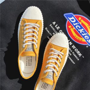 Canvas Shoes Men's New Personality Trend Low To Help Casual Shoes Students Season Cloth Shoes Pull Back Canvas Shoes