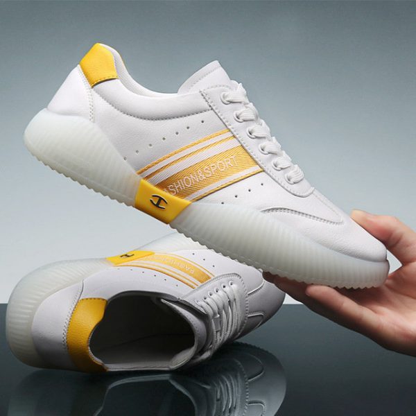 Casual Shoes Men's New Men's Fashion Breathable White Shoes Non-slip Wear-resistant Men's Shoes Youth Wild Shoes