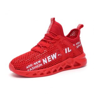 Children's Shoes Season Single Net Breathable Children's Shoes Fashion Hollow Boy Mesh Sports Shoes