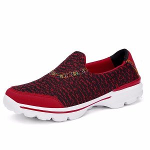 Colorful Breathable Soft Sole Sport Casual Running Slip On Shoes