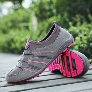 Comfortable Slip On Walking Slip Resistant Athletic Flat Shoes