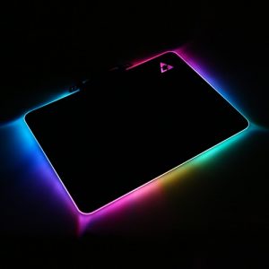 Creative LED Light Hard Gaming Mouse Pad USB Wired Computer Notebook Mice Mat with Anti-slip Rubber 35 * 25cm