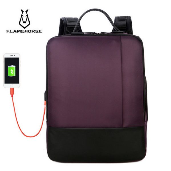 Cross-border New USB Charging Computer Bag Laptop Notebook Backpack Business Casual Backpack