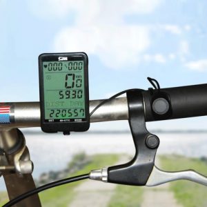 Cycle Computer Wireless Heart Rate Monitor & Cadence Sensor and Speedometer Odometer 3 in 1 Bike Computer Multifunction