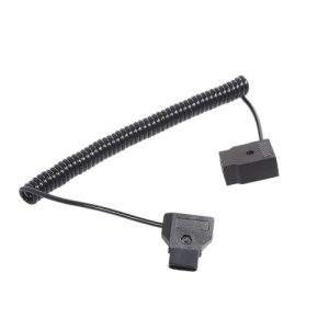 D-TAP 2 Pin Male to Female Extension Adapter Cable for DSLR Rig Anton Bauer Battery V-mount Dtap to DtapElastic Cable 1M