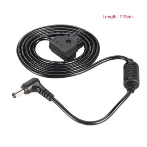 D-Tap 2 Pin Male Connector to DC 5.5 * 2.5mm Plug Power Cord Cable for BMCC BMPC DSLR Rig Power Supply 113cm in Length