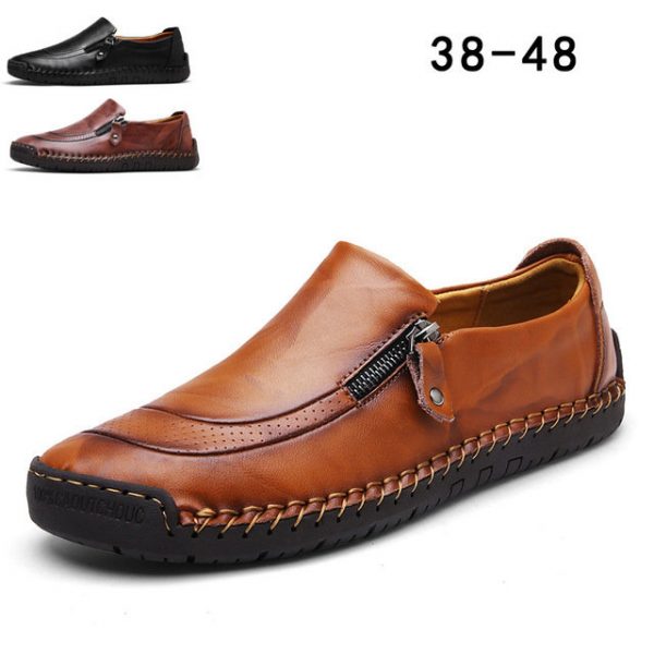 Designed For Men's Casual Shoes Season Large Size Men's Shoes Business Retro New Peas Shoes